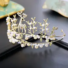 2019 Women Princess Crown Headband Crystal Rhinestone Pearl Tiara And Crowns Hair Band Jewelry Bridal Wedding Hair Accessories 2019 Women Princess Crown Headband Crystal Rhinestone Pearl Tiara And Crowns Hair Band Jewelry Bridal Wedding Hair Accessories