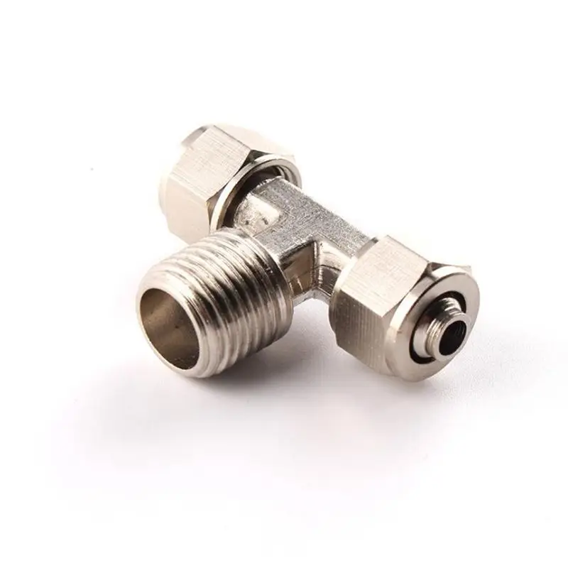 PB10-02 быстроразъемный Соединитель 10 мм до 1/4 &quotBSP Тип тройника с резьбой