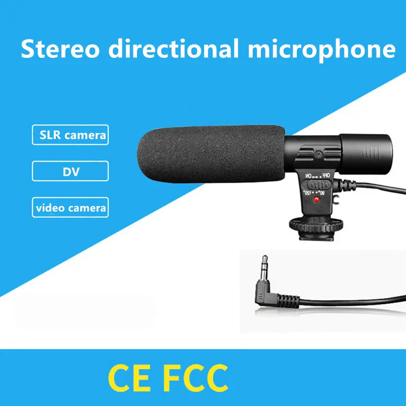 

Condenser Microphone Interview Video Recording Mic for Nikon Canon DSLR Camera Computer Mic Filmmaking,3.5MM Microphone Jack
