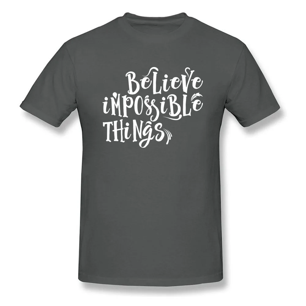 Impossible Things Man Cheap Classic Tops Shirt O Neck Summer Fall 100% Cotton T-shirts Normal Short Sleeve Tee-Shirt Impossible Things carbon