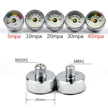 

High pressure gauge with luminous Manometer Water Oil Air pressure meter for constant pressure valve tire gauge controller
