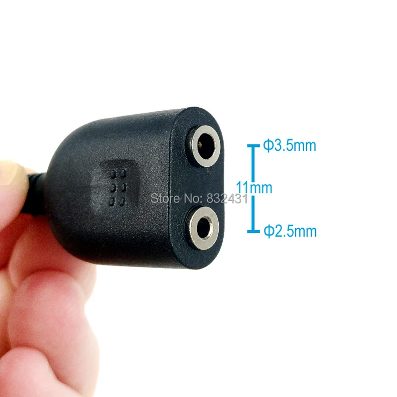 K type 2 Pin Microphone Earpiece Extended Cable 5 IMG_20170320_234922