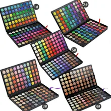 10 комплектов Новые Отличные многофункциональные матовые 120 цвета Косметические палитры для теней смешанные цвета Тени для век Макияж Красота