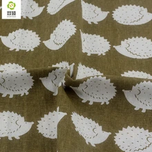 Ежик дизайн льняная ткань качества льняная ткань для штор, дивана, сумки, скатерти покрытие 150*50 см/шт