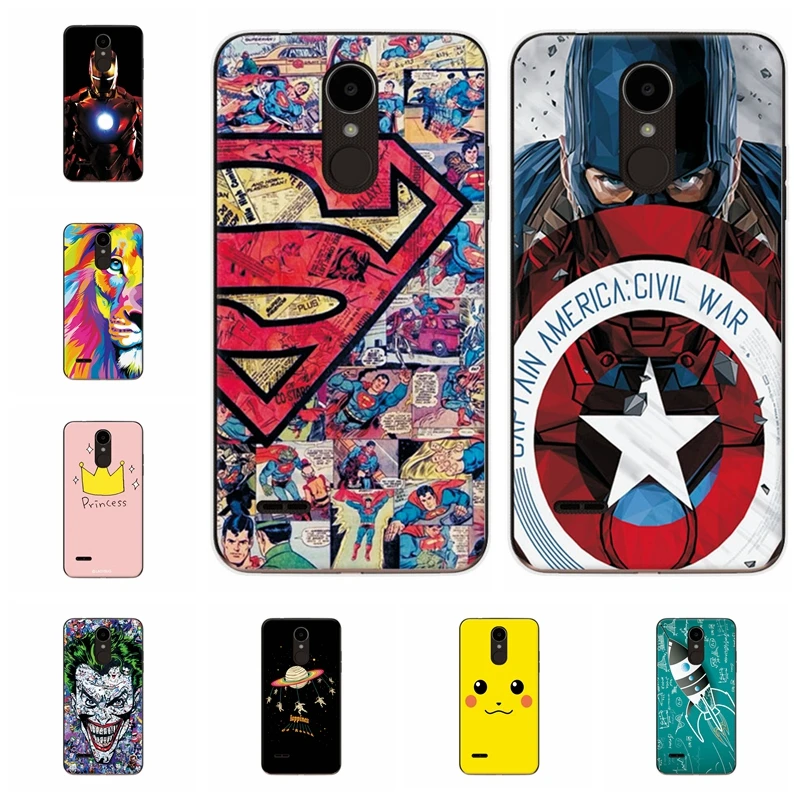 Captain America Phone Case For LG K7 2017 X230 Ample Back Cover Doughnut Sweet Soft Silicone X230Z |