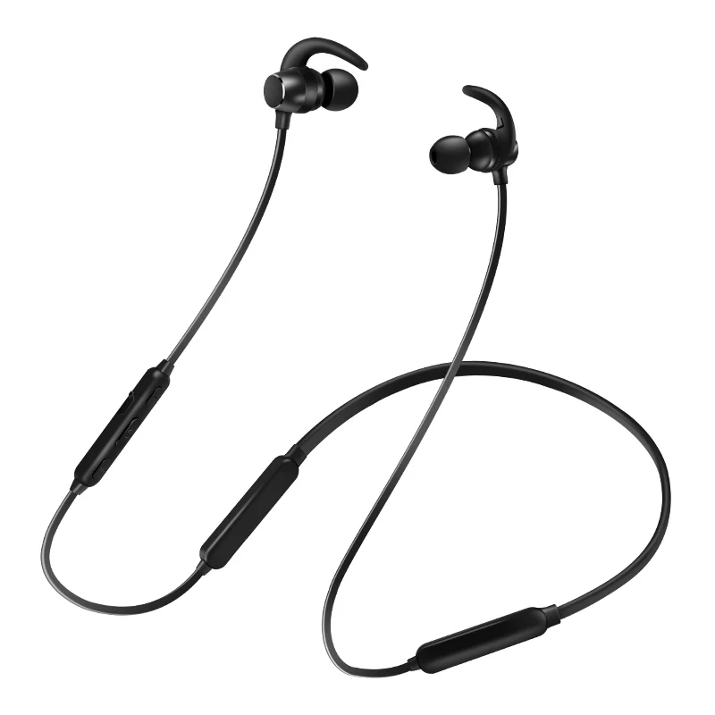 

Magnetic Design Neckband Sports Headset One Smart Button Bluetooth Wireless Earphone With Long Battery life