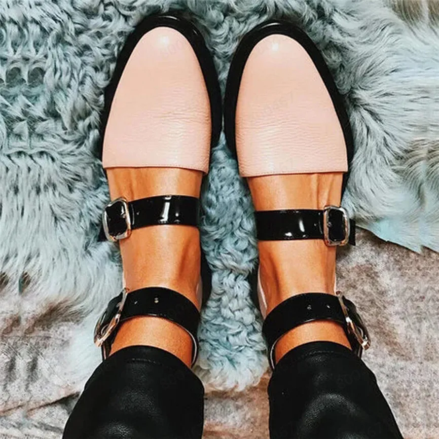 

Shoes Women's Pumps Low-Heeled Ankle Buckle Strap Casual Single Shoes Roman Women Shoes Summer Sandal Low Heels Sandals 618#45