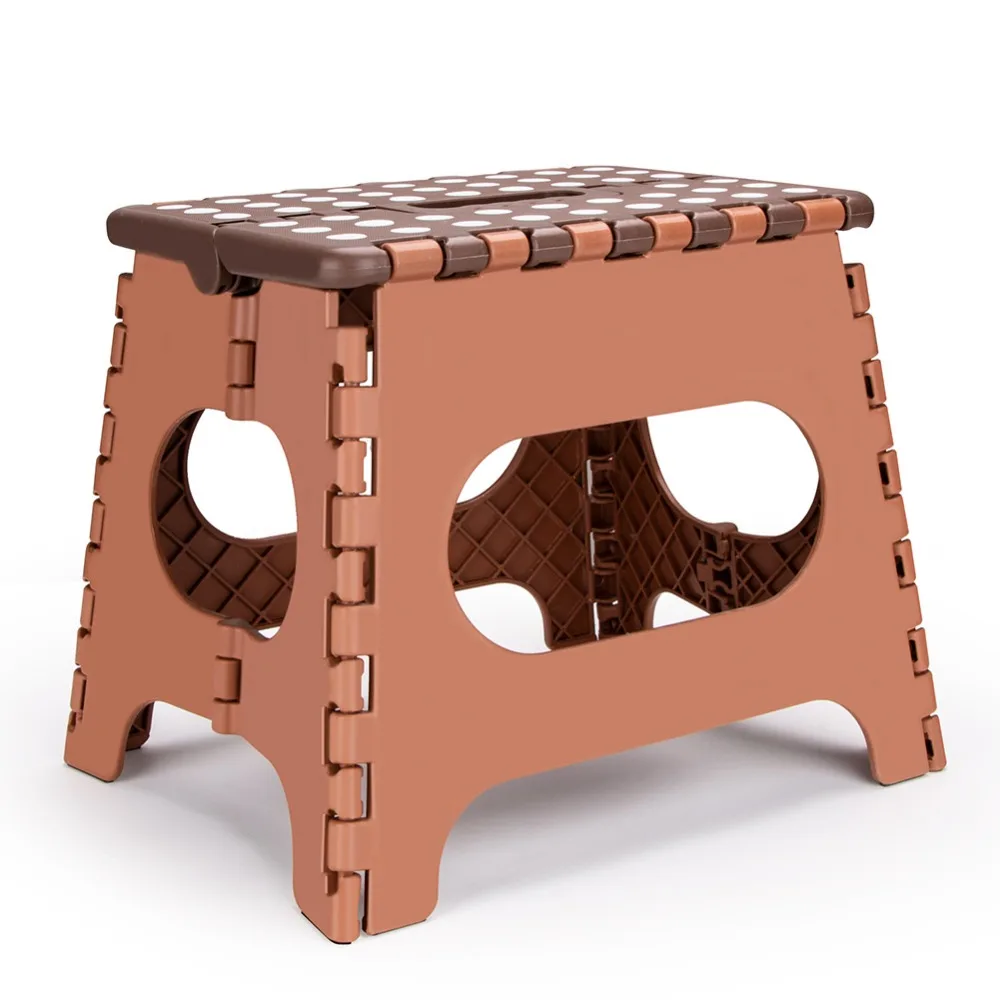 Lightweight Folding Step Stool of Kids or Adults Plastic Safe Portable Folding Chair with Handles Anti-slip Bathroom Stool Lightweight Folding Step Stool of Kids or Adults Plastic Safe Portable Folding Chair with Handles Anti-slip Bathroom Stool