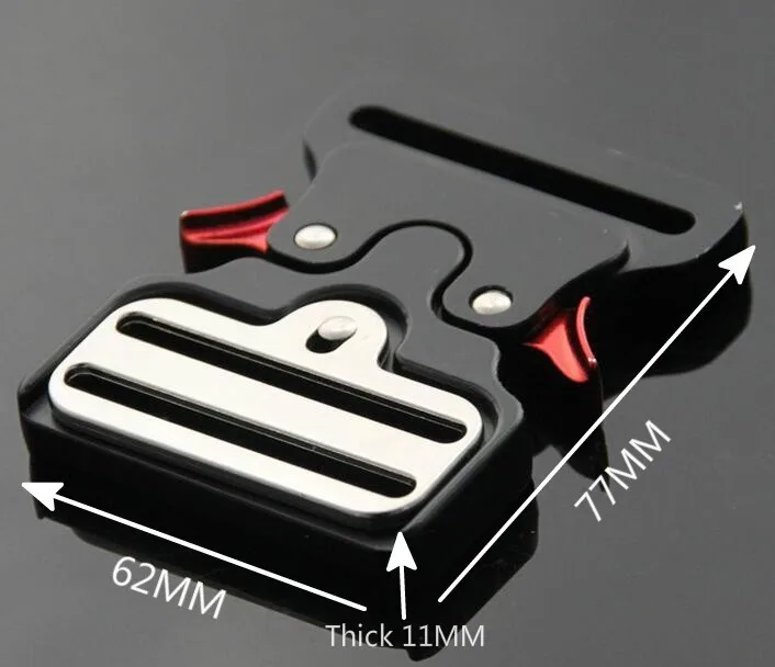 

Military Equipment 4Pcs Quick Side Release Metal Buckle For 50mm Straps Webbing DIY Tactical Belts Sewing Accessories King Cobra