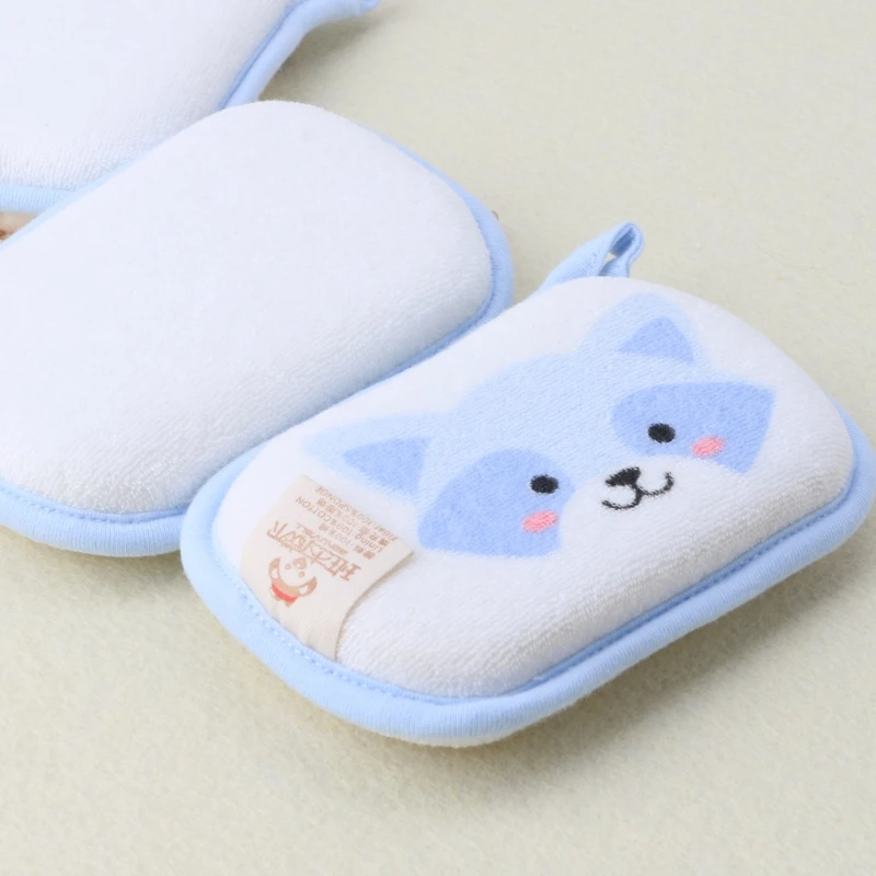 Подушка для купания младенцев кисти хлопок потертости тела младенческой душ Губка для мытья полотенце
