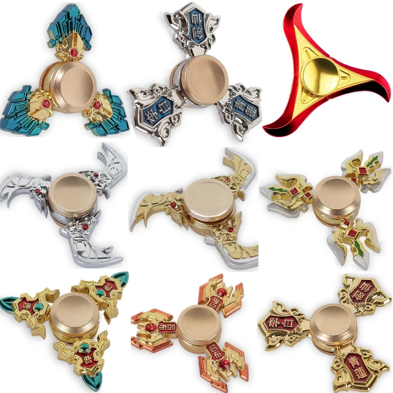 

High Speed Hand Spinner Ultra Fast Cartoon Game Fidget Spinner Metal Gold Stress Wheel Alloy Finger Spiners Handspinner
