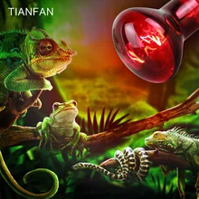 TIANFAN R63 инфракрасного тепла лампы 220 В 40 Вт 60 Вт тепло свет для птиц амфибии рептилии домашних животных с спектра красный керамический