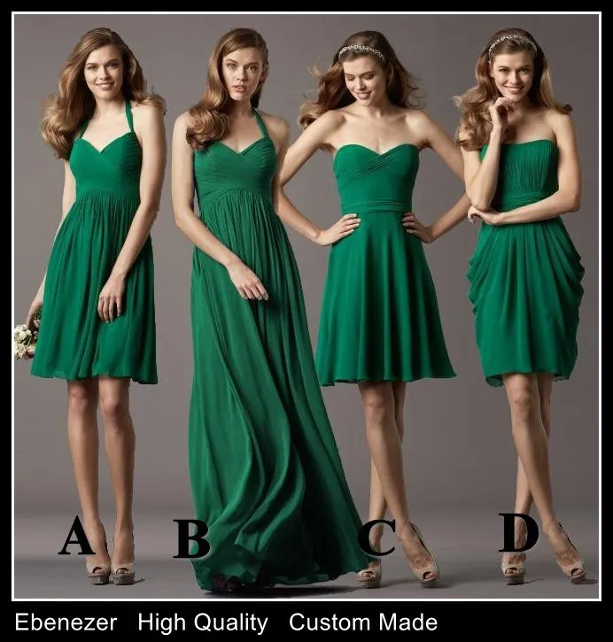 emerald green summer dress