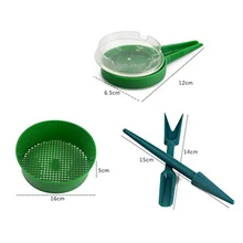 3PCS/Set Flowers Sifter Seed Planting Machine Vegetable Practical Plant Cultivation Greenhouse Drilling Gardening Tool Set