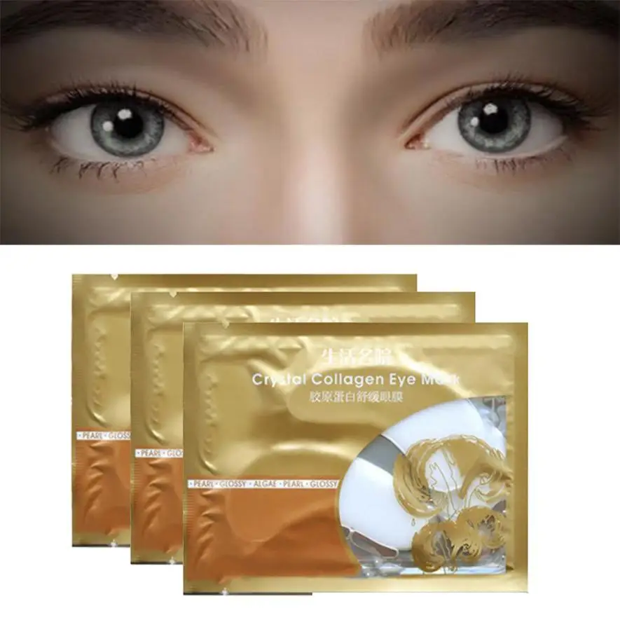 

1PC/3pcs Crystal Collagen Eye mask Aging Wrinkle Under Crystal Gel Patch Anti Mask Eye Care Gel Patch Anti Mask 20p116