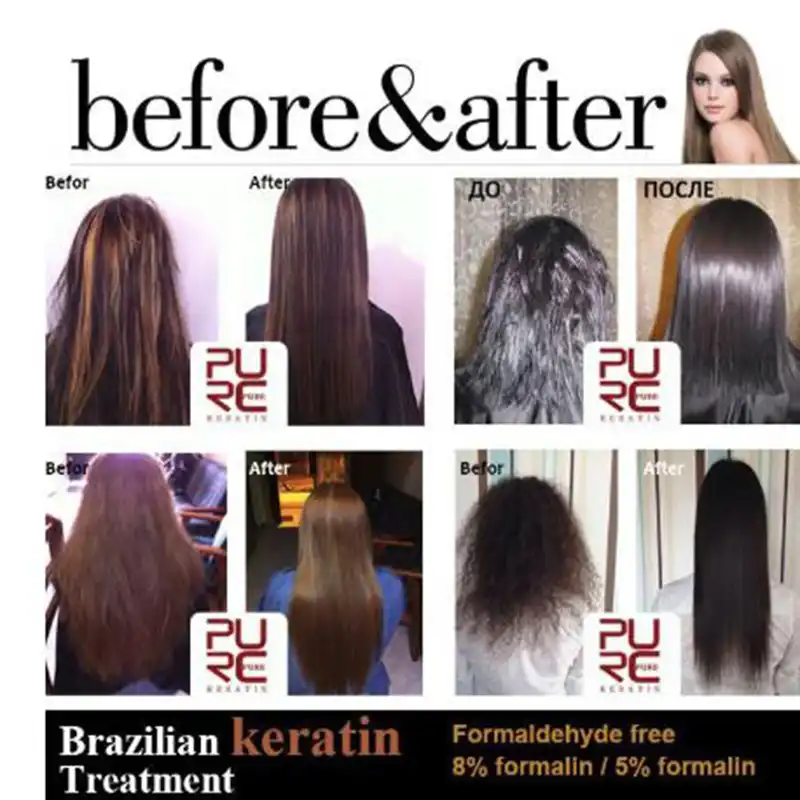 Purc 12 100 Ml Formalin Keratin Repairs Damaged Hair To Make Hair