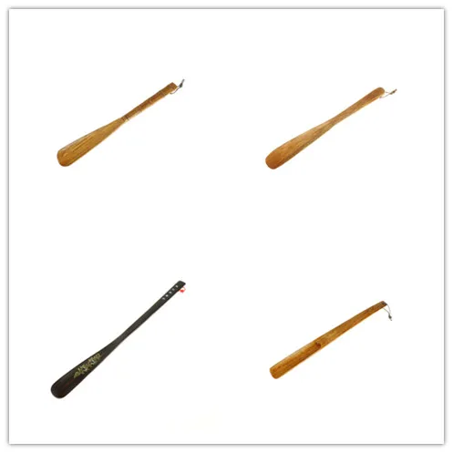 Wooden Long Handle Shoehorn Shoe Horn High Quality 9 Styles Professional Lifter craft Wooden Shoe Horn