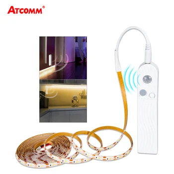 

PIR Wireless Motion Sensor LED Night Light RGB 2835 SMD LED Wall Lamp 1M 2M 3M Bedroom Wardrobe Kitchen Cabinet Hallway Lighting