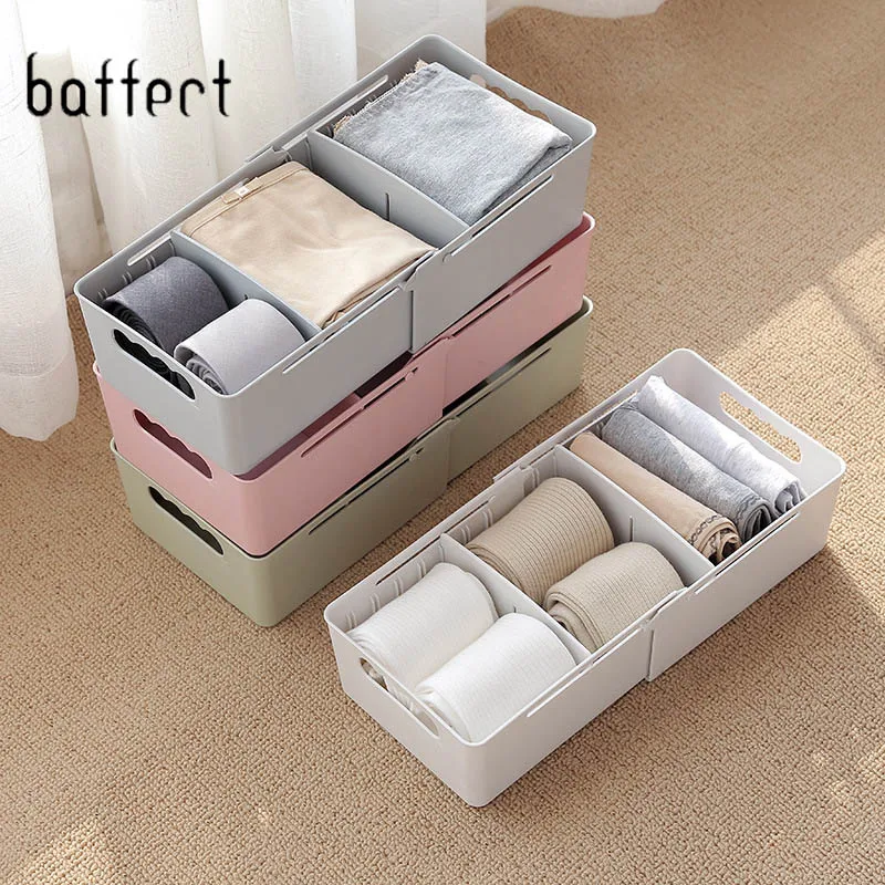 

2pcs Adjustable Home Drawer Storage Organizer Retractable Storage Box Kitchen/Bathroom/Wardrobe Partition Divide Cabinet Box
