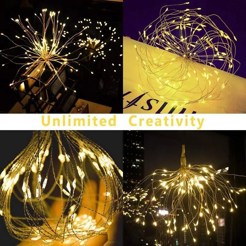

Remote Control Exploding Lighting Durable Wedding Fairy Light Festival Yard Decoration Light