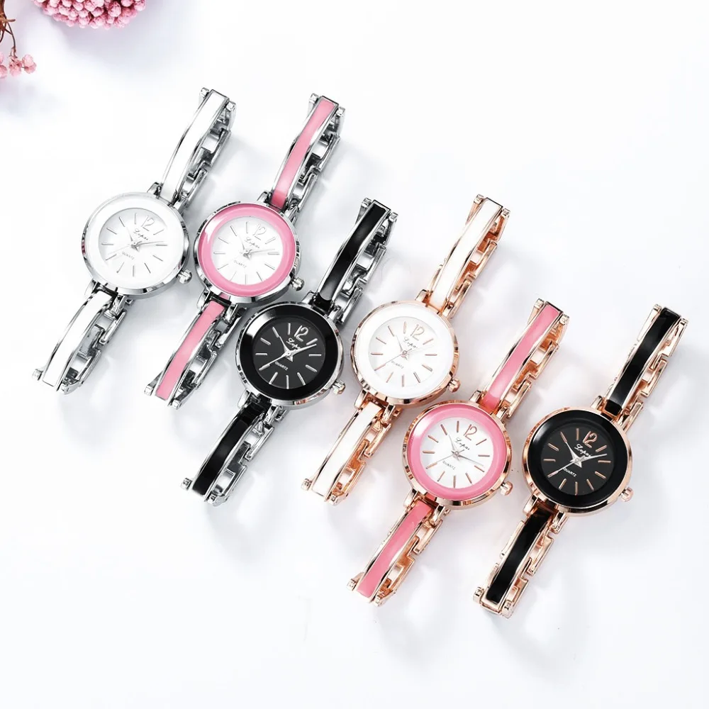 Lvpai Брендовые женские часы-браслет роскошные часы из розового золота женские модные повседневные Кварцевые часы Женские часы montre femme