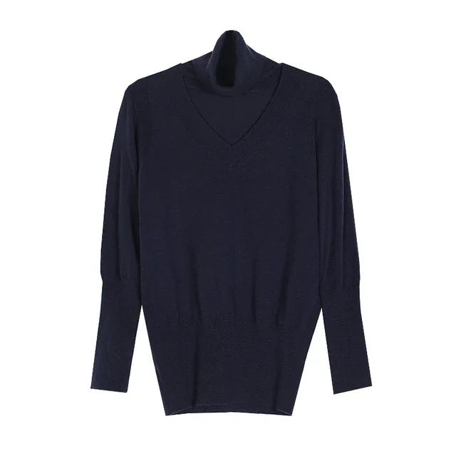 choker turtleneck sweater