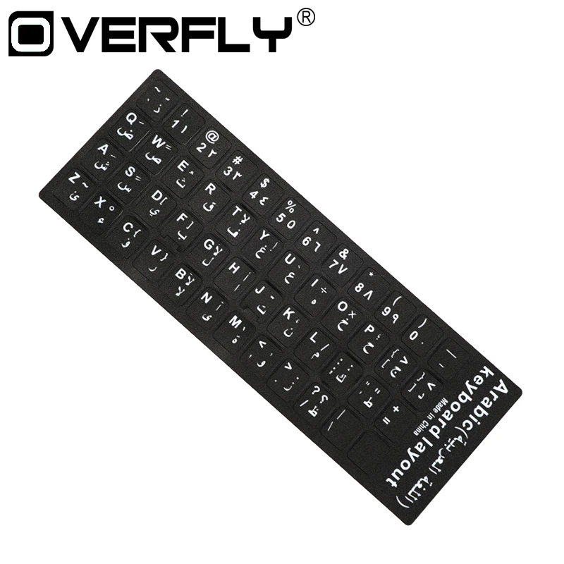 

Dustproof Waterproof Russian Keyboard Stickers Standard Letters Button Alphabet Layout Cover Keyboard Film French Arabic For PC