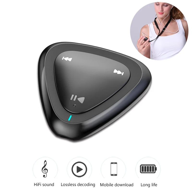 

Mini Ultra-thin Portable MP3 Music Player Lossless HiFi Sports MP3 Player Super Long Play 8GB Speaker HD Recording Pen