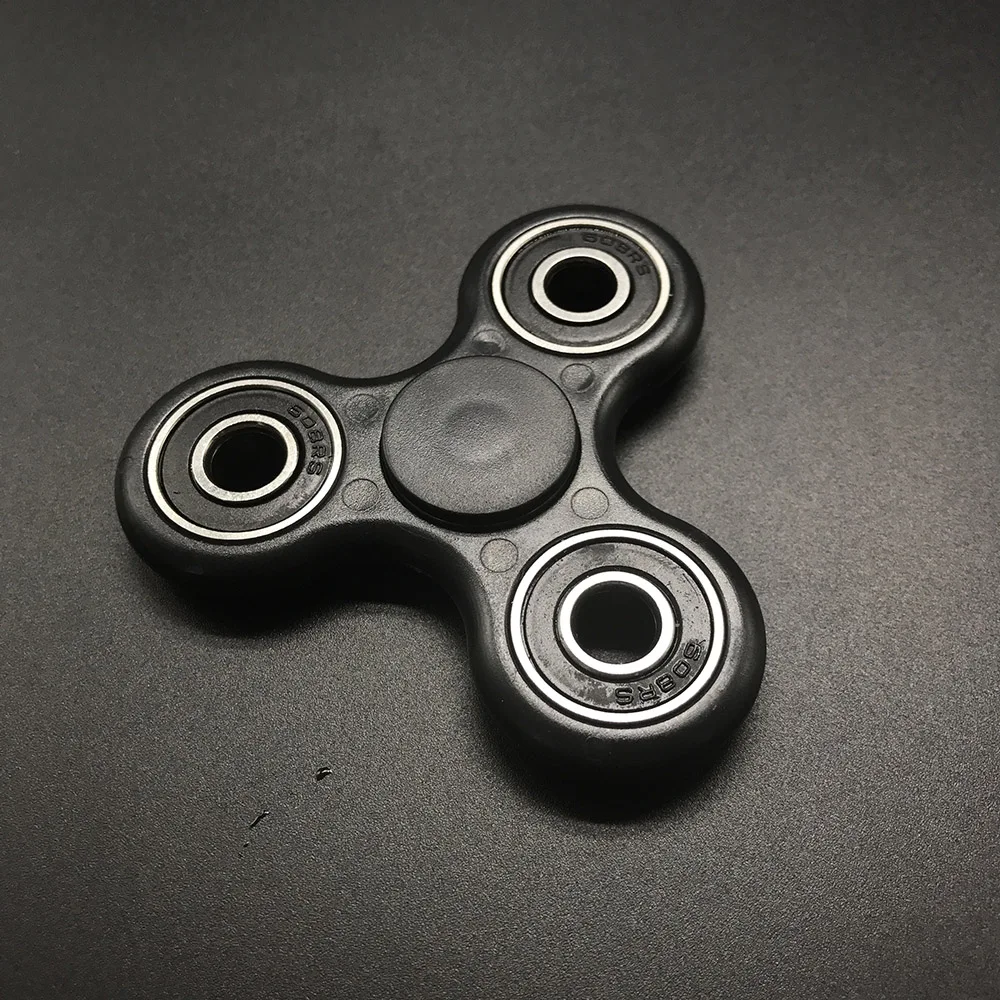 7 Цветов керамика Бусы Tri-Spinner Пластиковые EDC Руки Спиннер Для Аутизма и СДВГ волнуются спинер Долгое Время Анти стресс Игрушки