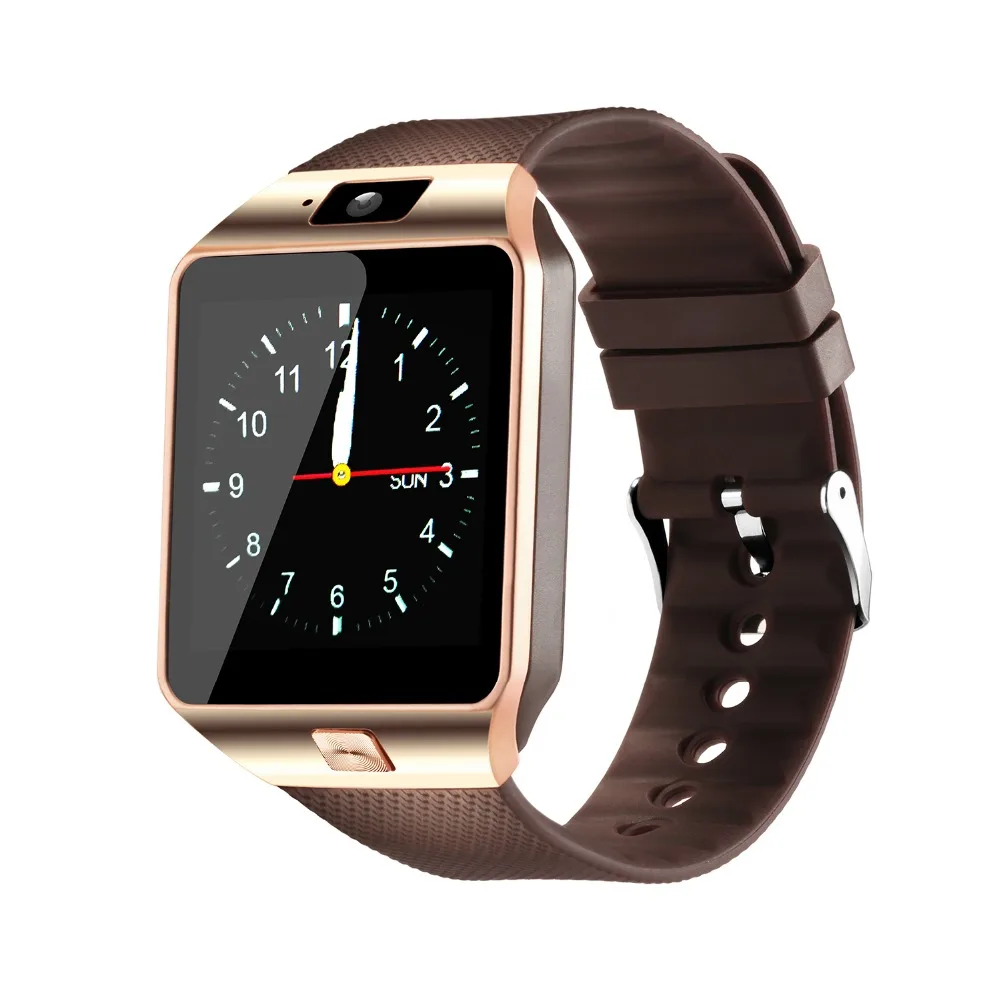 Chycet Bluetooth Смарт часы DZ09 Relojes Smartwatch TF SIM Камера для мужчин и женщин для IOS iPhone samsung huawei Xiaomi Android телефон - Цвет: gold