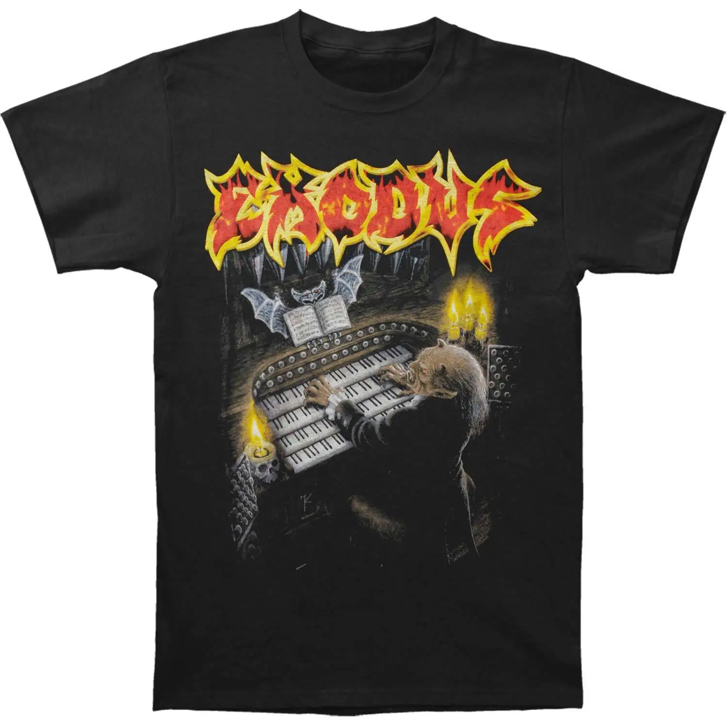 

Exodus Men's Tempo Of The Damned T-shirt Black Newest Top Tees,Fashion Style Men Tee,100% Cotton Classic tee 2019 hot tees