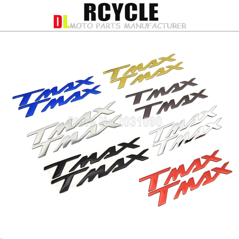 

Hot sale Motorcycle Emblem Badge Decal 3D Tank Wheel Logo "TMAX" Sticker For YAMAHA TMAX530 500