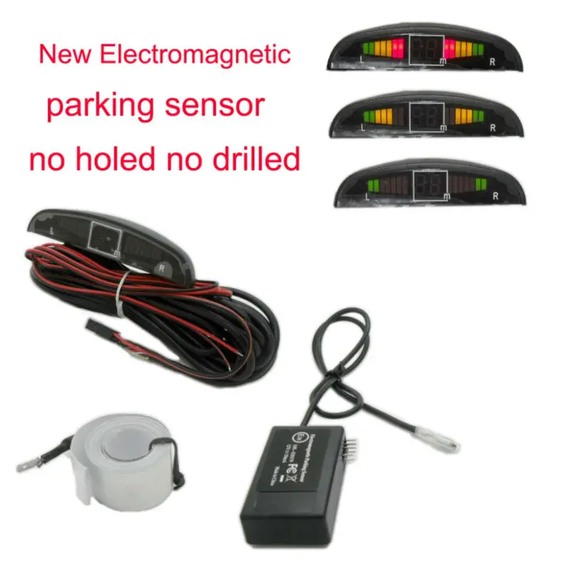 imágenes para Envío gratis sensor de aparcamiento Electromagnético con pantalla led sin agujeros deben ser perforados U303 imágenes para Envío gratis sensor de aparcamiento Electromagnético con pantalla led sin agujeros deben ser perforados U303