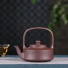 350 мл Исин фиолетовый глина Чай горшок сырой руды zi грязи рукоятки Zisha горшок для дома Утварь офисные Чай церемонии pu'er чайник отправлен друзей