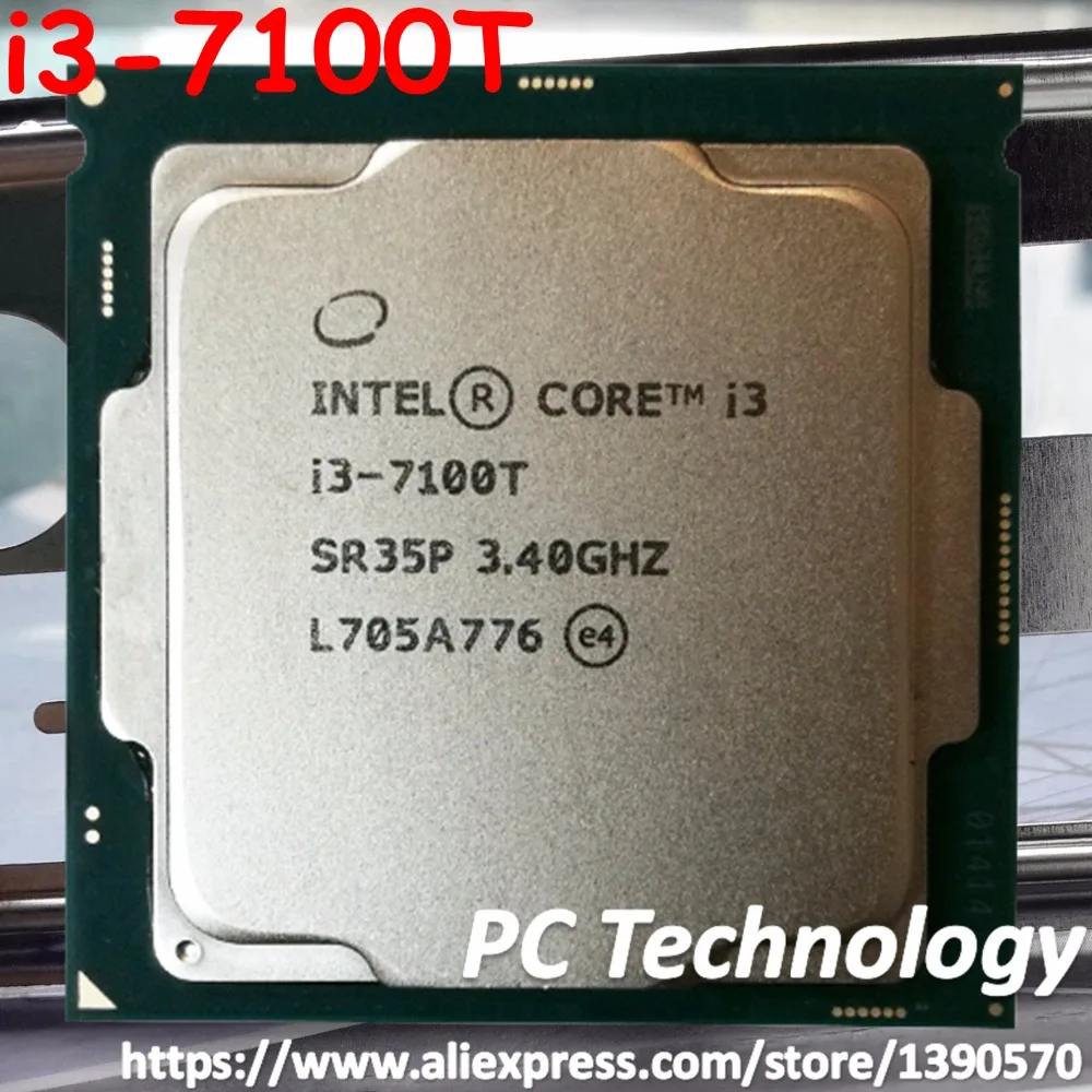 Процессор Intel Core i3-7100T двухъядерный 3,40 ГГц 3 МБ кэш i3 7100T LGA1151 35 Вт cpu настольный процессор