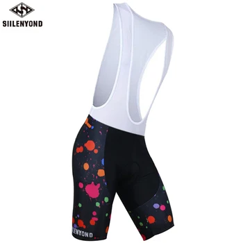 

Siilenyond Shockproof Cycling Tights Breathable Bike Bib Shorts Mountain Bicycle Bib Shorts Quick Dry Cycling Shorts Pants