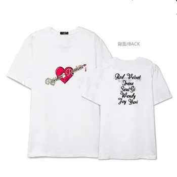

Mainlead Kpop Red Velvet T-shirt New Album RUSSIAN ROULETTE Tshirt Wendy Joy Tee Tops