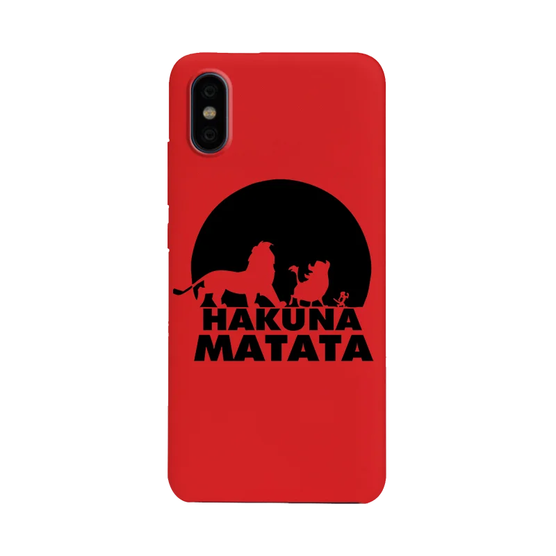 Hakuna Matata Король Лев Тимон Мягкий силиконовый чехол для телефона чехол для iPhone 5 5S SE 6 6s 7 8 plus X Xs XR max pumbaa simba - Цвет: R-1337