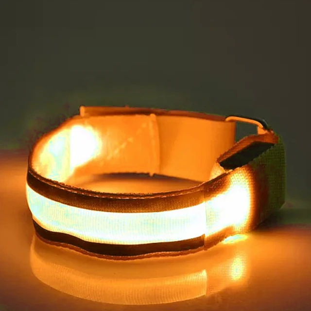 Hand Strap Wristband LED Luminous Arm Bracelet Light Shine Flash Glowing Luminous Belt Bracelets Wrist Glow Party Supplies