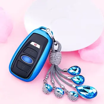 

2018 With diamond style car key cover for Subaru Fashion design car key Wallet for Subaru