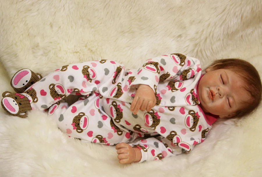 Бразилия Bebe Reborn куклы 2" 55 см мягкий винил силиконовый Reborn baby doll Девочки игрушки Boneca для детей подарок на день рождения