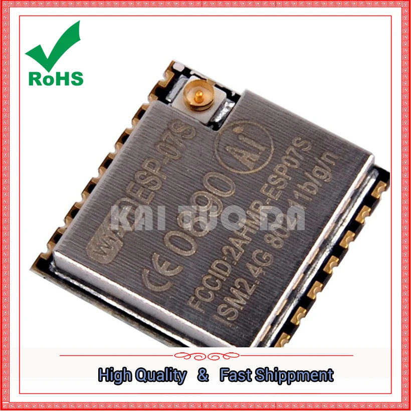 ESP-07S ESP8266 serial to WIFI module industrial low-power wireless board | Электронные компоненты и