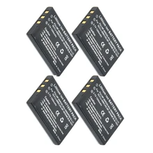 4 шт 1200mAh 3,7 v FNP-60 NP60 камера Литий-ионная аккумуляторная батарея Akku для FUJIFILM FUJI FinePix M603 F410 F401 F601 50i Zoom