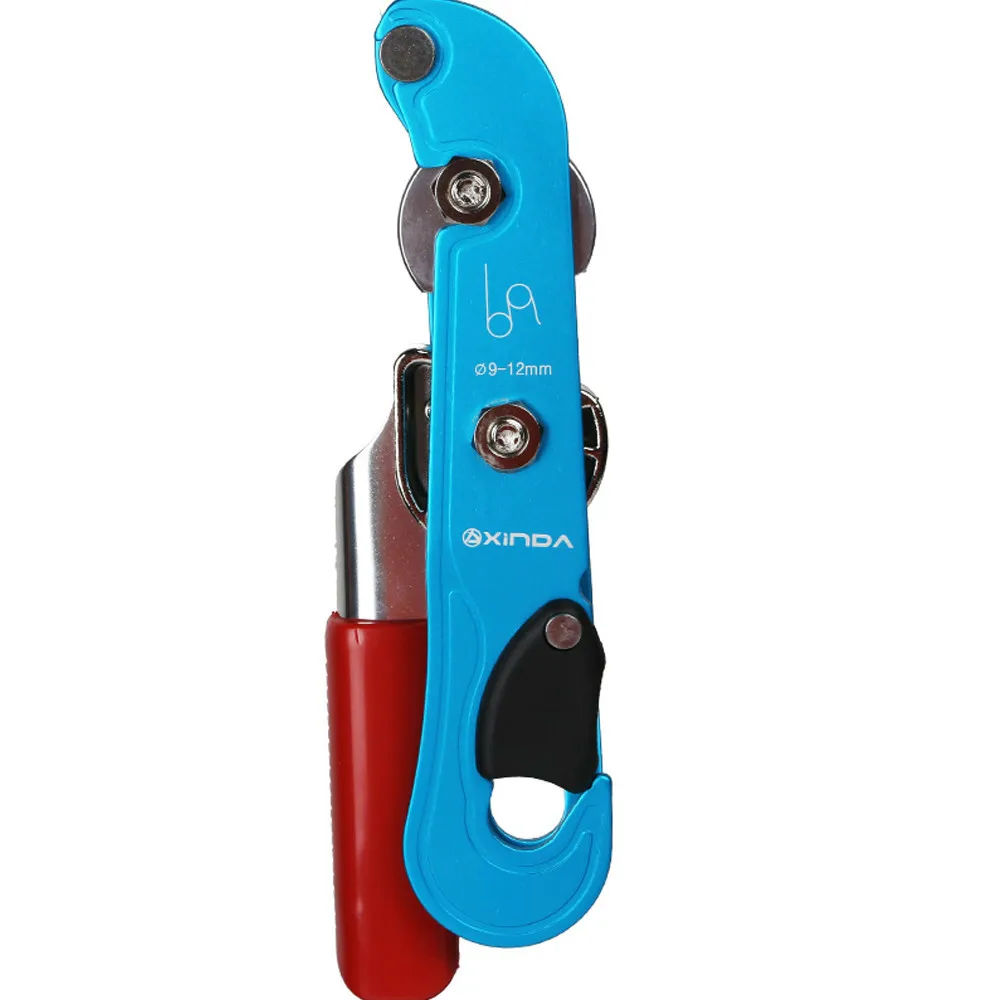 

Professional Rock Climbing Descent device STOP Handle-Control Abseiling Device Downhill Descender Rappelling Brake