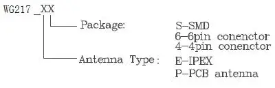 WG217 Ordering Info