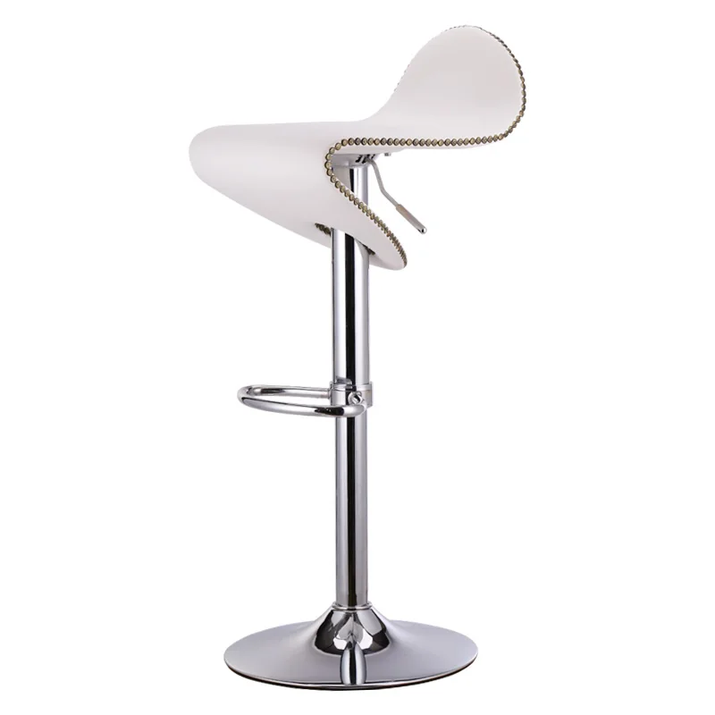 Bar Chair Lifting and Rotating High Chair Bar Front Desk Cashier Swivel Chair Fashion Metal Plating Footrest and Handle Bar Bar Chair Lifting and Rotating High Chair Bar Front Desk Cashier Swivel Chair Fashion Metal Plating Footrest and Handle Bar
