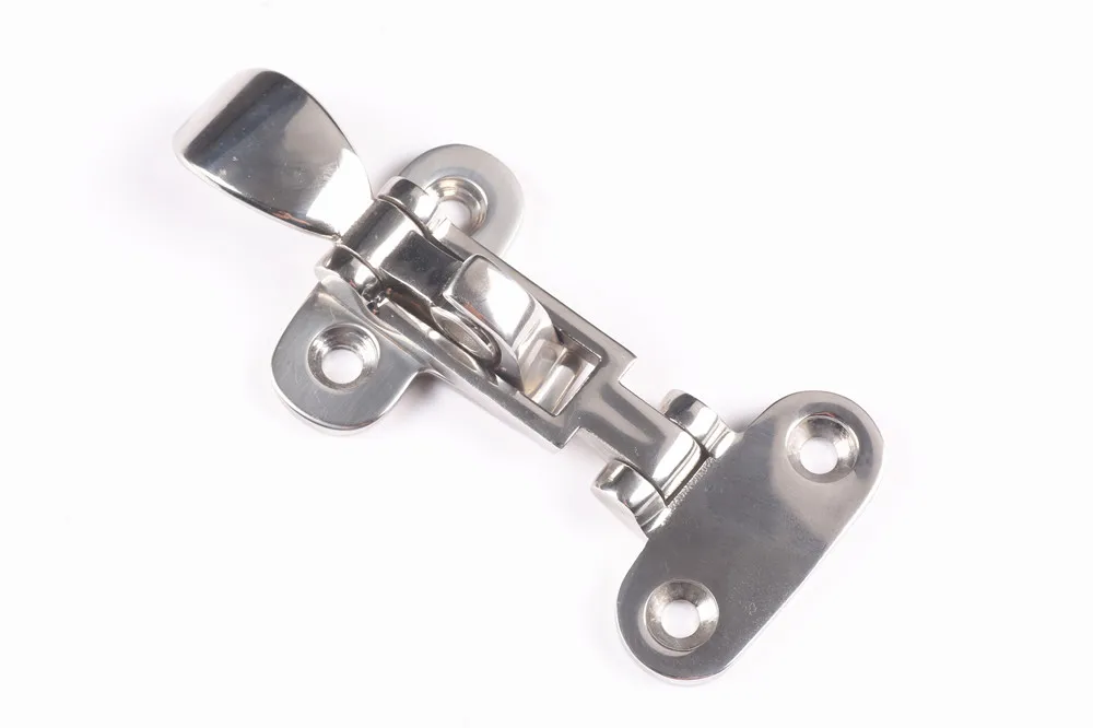 

316 Stainless Steel Lockable Hold Down Clamp Flat Mount Marine Hold Down Clamp Clamp-locking Cam Latch -Boat