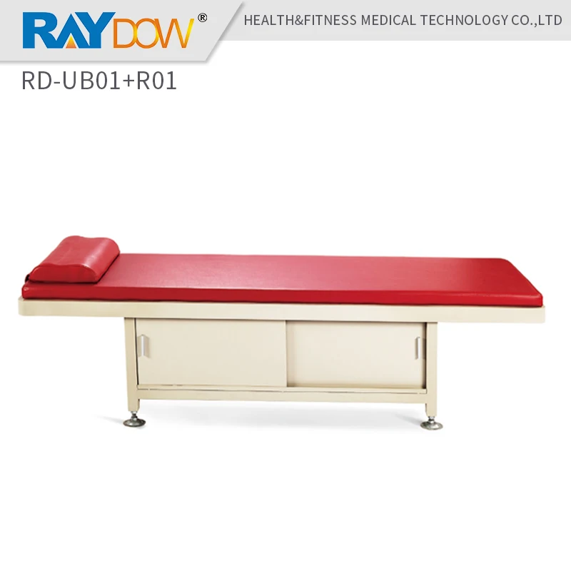 RD-UB01+R01 Raydow checking exaimation assistant stainless steel spa salon massage table bed with storage drawer cabinet | Мебель