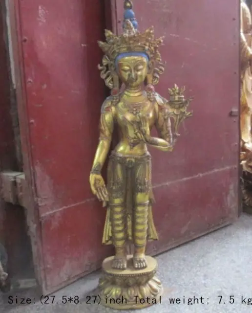 zhxia 70 cm * / Tibetan Buddhism temple in ancient China figure of Buddha | Дом и сад
