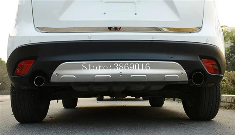 

Stainless Steel Rear Bumper Protector Guard Skid Plate Sill Covers Fit For Mazda CX-5 CX5 2013 2014 2015 2016